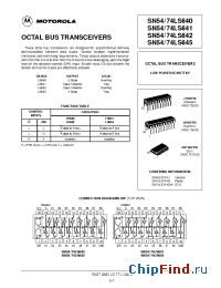 Datasheet SN54LS640 manufacturer Motorola